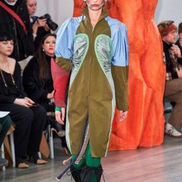 Kiko Kostadinov FW19 Zip Shirt Dress Jacket Sportswear Piece - Picture 11 of 12